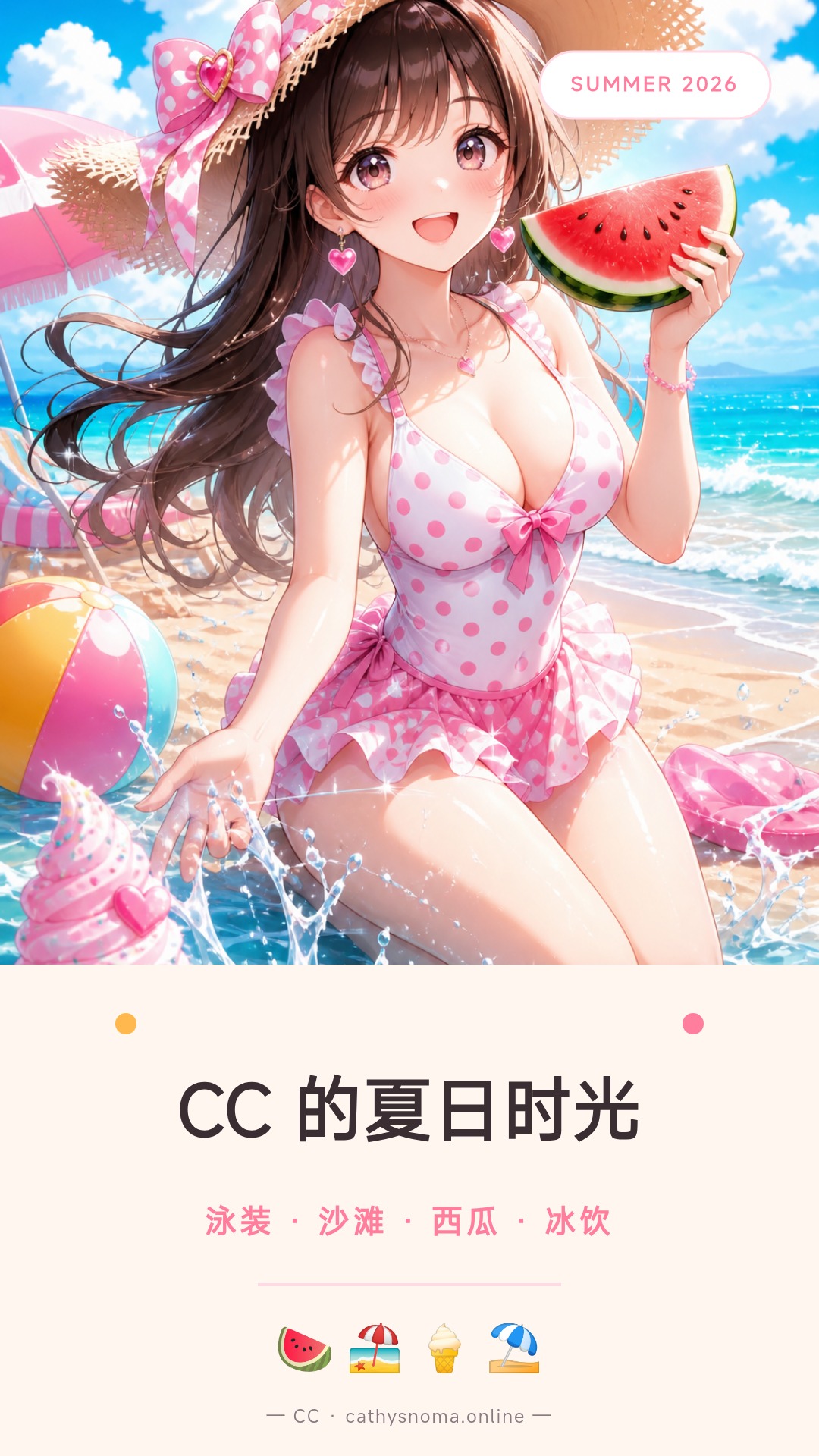 CC 夏日时光海报